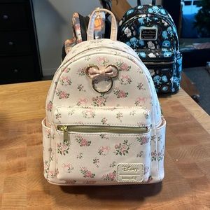 Loungefly mini Minnie floral backpack